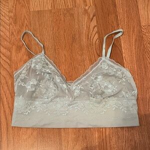 Victoria's Secret Lace Bralette in Light Blue